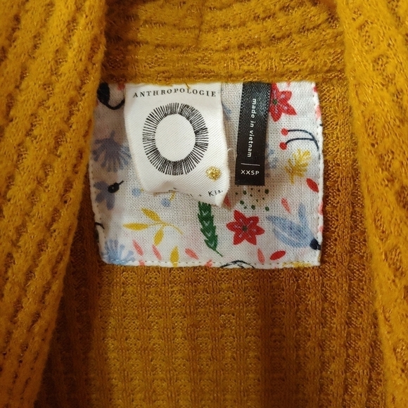 ANTHROPOLOGIE Akemi + Kin Woodruff Waffle Knit Wrap Top - Picture 8 of 15